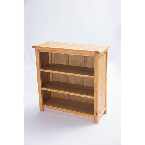 Arise Sun Solid Wood Tall Bookshelf, Natural Waxed Finish & Reviews